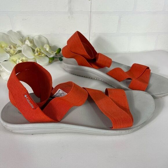 Columbia womens barraca Strappy sandals size 11 orange summer spring - Picture 4 of 12
